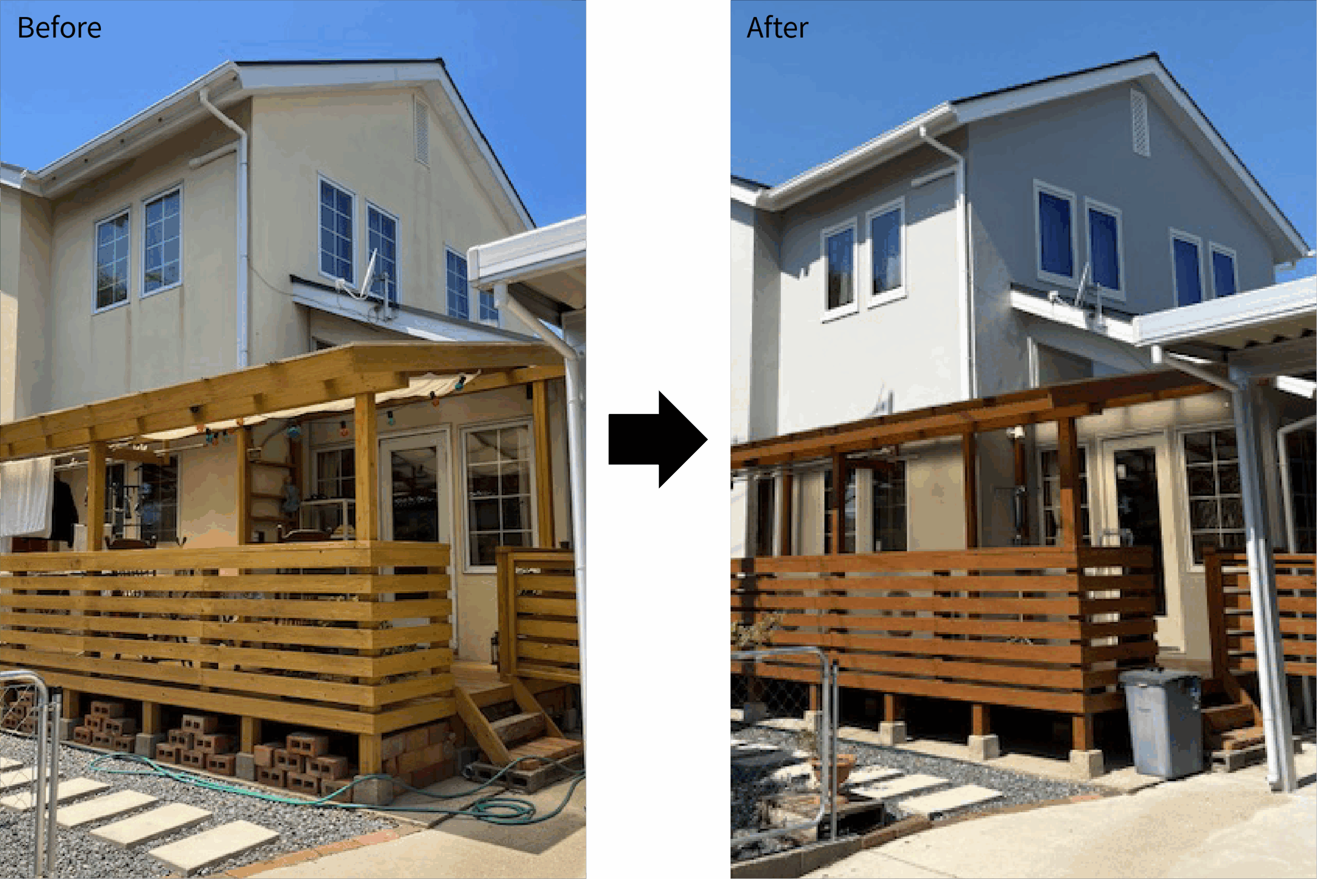 対候性・耐水性に合れた外※塗装の台